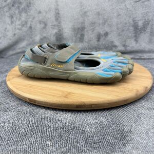 Vibram FiveFingers Shoes Womens Size 9 Gray Blue Barefoot Running Sneakers